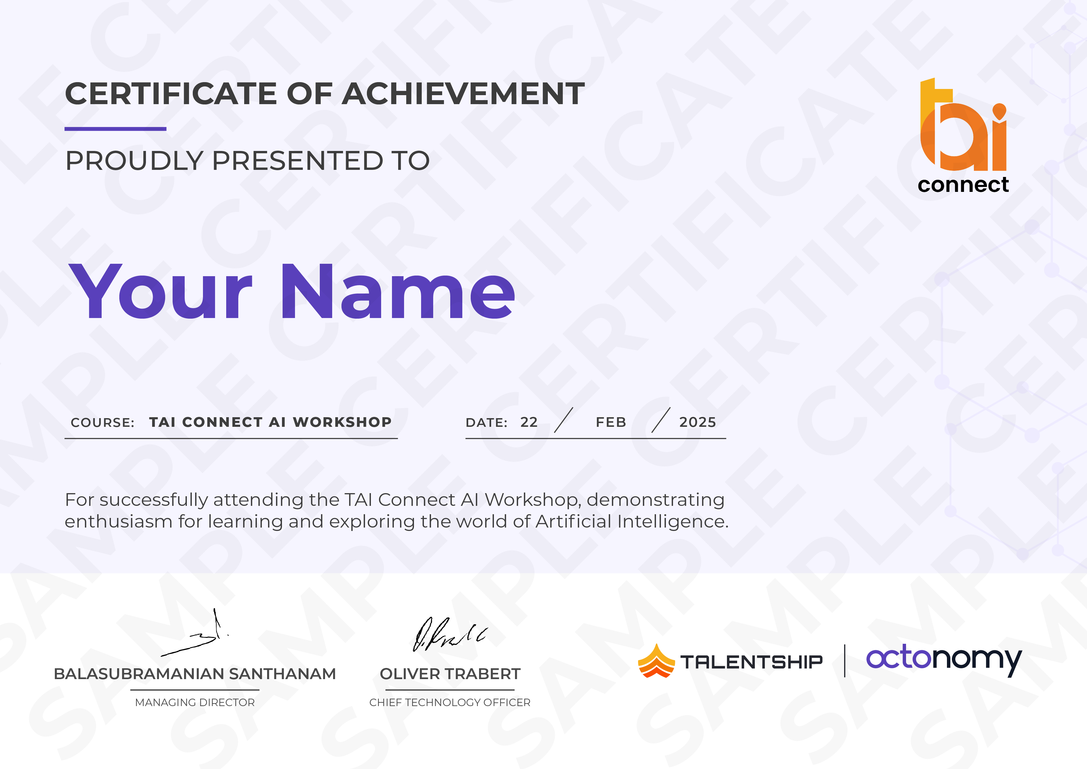 Certificate Template